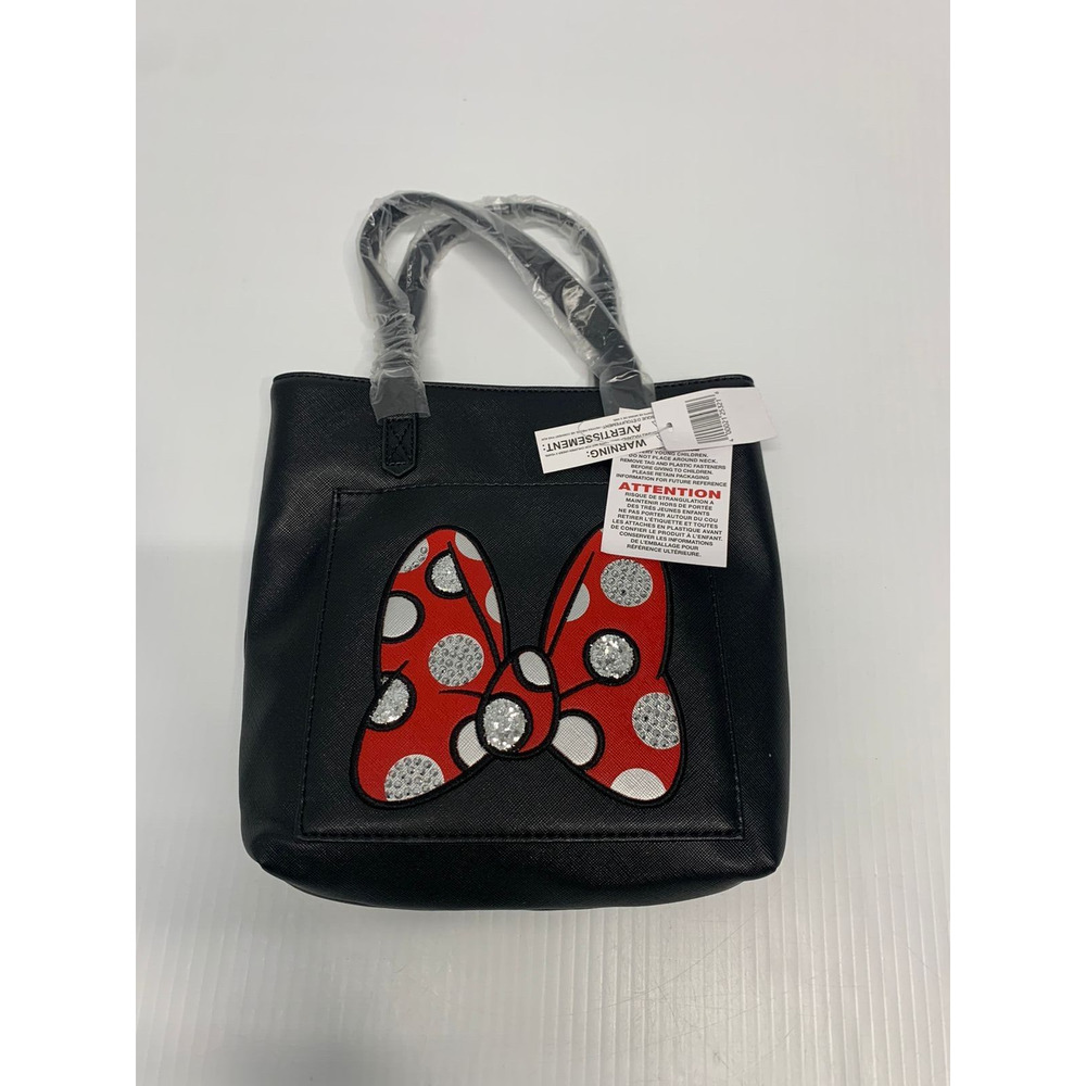 New Minnie Mouse Wallet Purse Black Women's